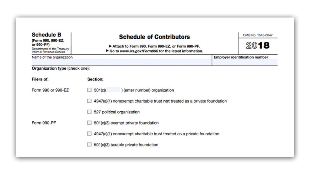 Schedule of Contributors