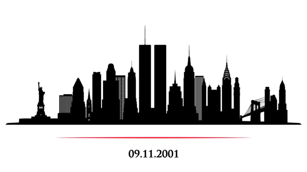 New York Skyline with World Trade Center