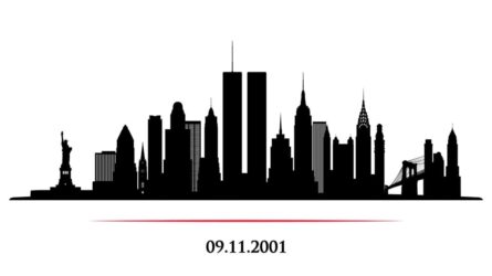 New York Skyline with World Trade Center