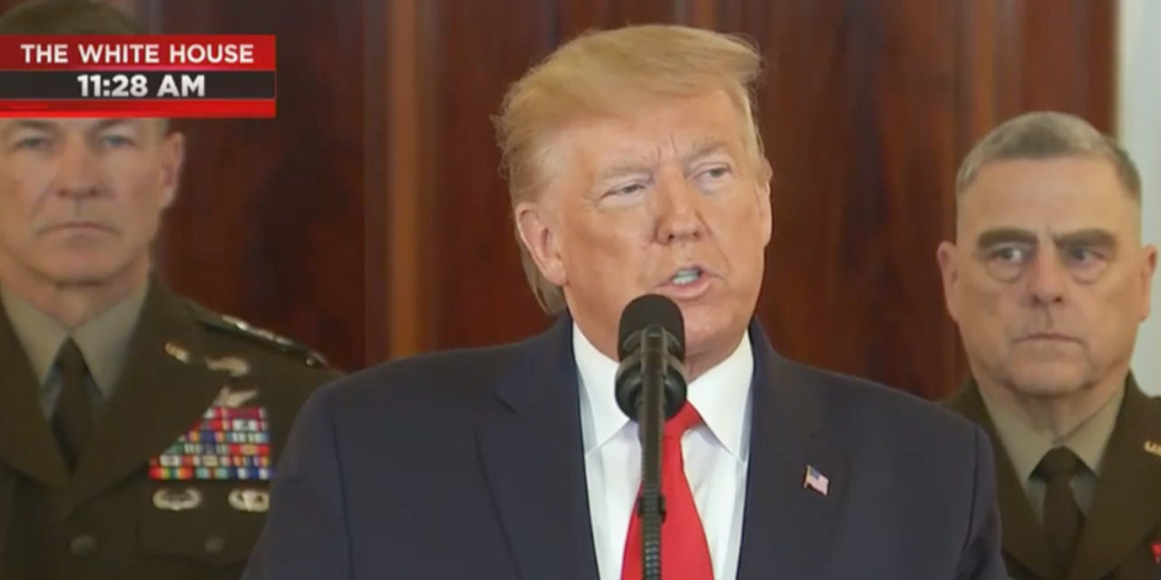 President Trump: Iran Appears to be Standing Down