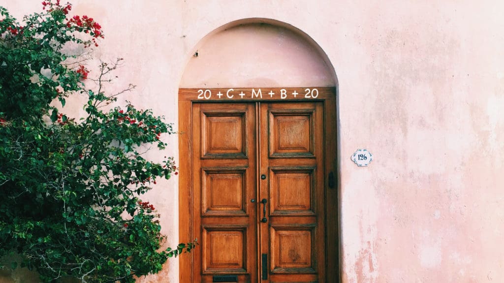 Door chalking at Epiphany