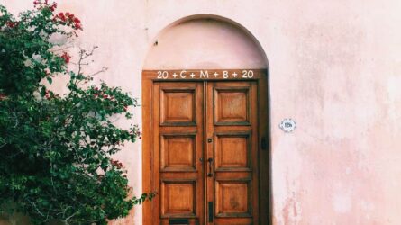 Door chalking at Epiphany