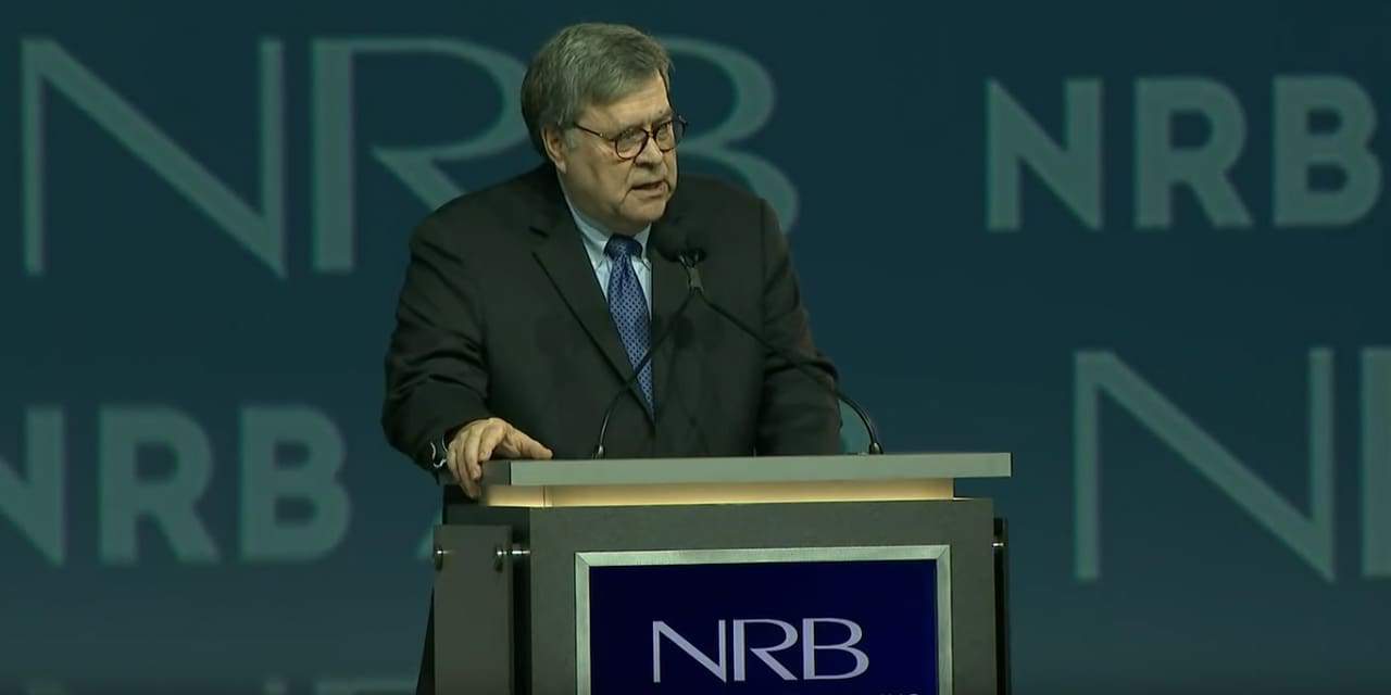 Attorney General William Barr at the National Religious Broadcasters Convention
