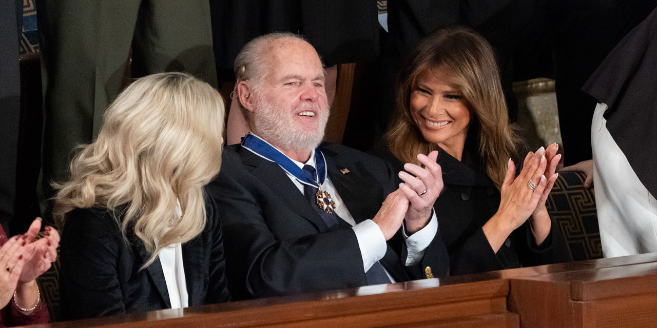 Rush Limbaugh Receives Presidential Medal of Freedom at State of the Union