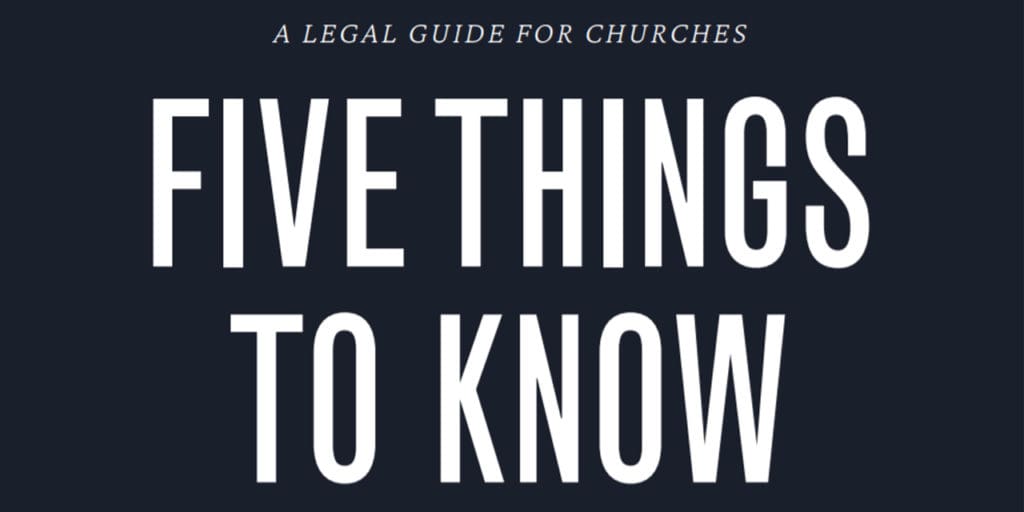 A Legal Guide for Churches