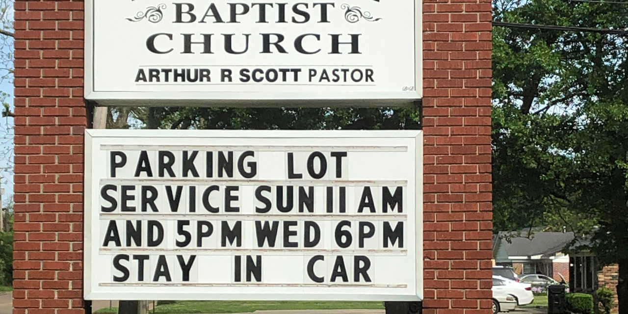Local Authorities Try to Fine Citizens for Drive-In Church Services Right Before Easter