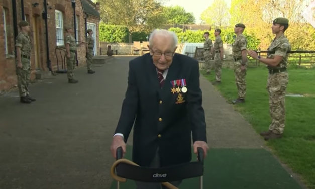 WWII Vet Captain Tom Moore, 99, Raises Almost $34 Million for U.K. Health Charity