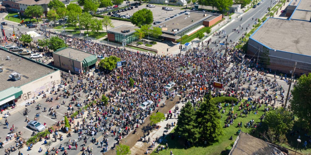 Minneapolis protestors