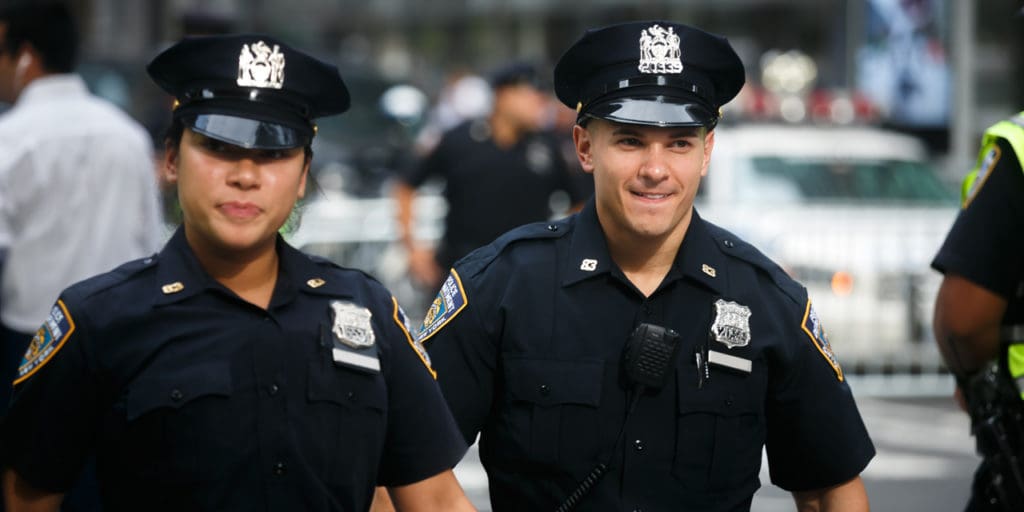 Two police officers
