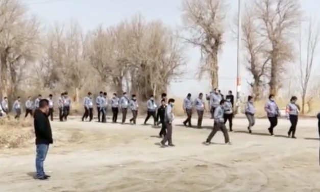 Video of Shackled and Blindfolded Men in Xinjiang, China Raises Concerns of Genocide and Forced Labor