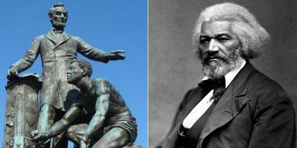 Frederick Douglass and the Emancipation Memorial||Emancipation Memorial
