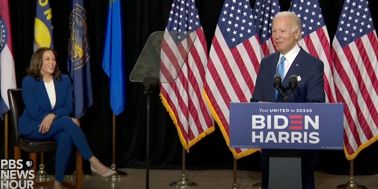 Joe Biden and Kamala Harris Make First Joint Appearance After VP Announcement