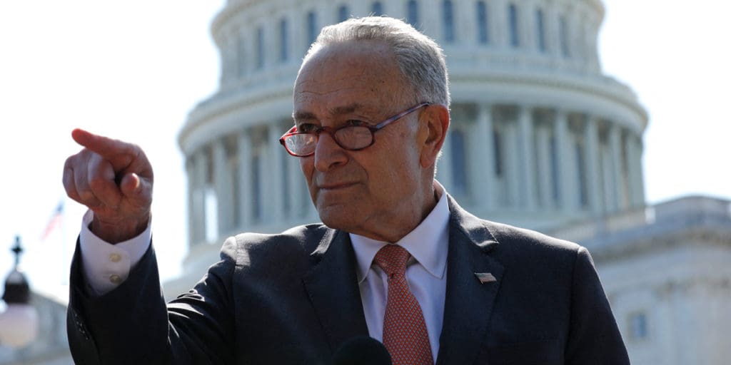 Chuck Schumer press conference