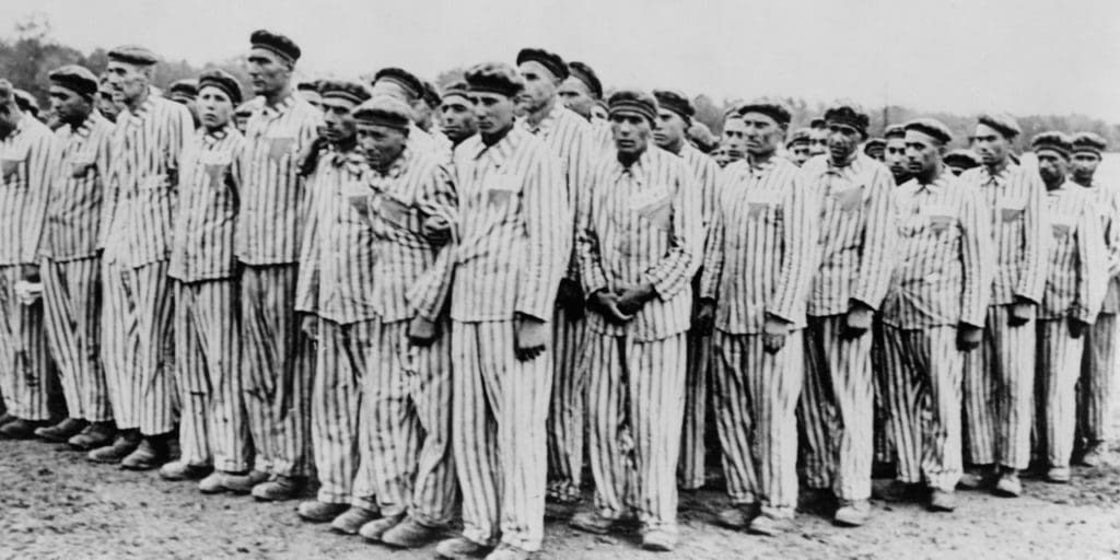 Roll call at Buchenwald concentration camp