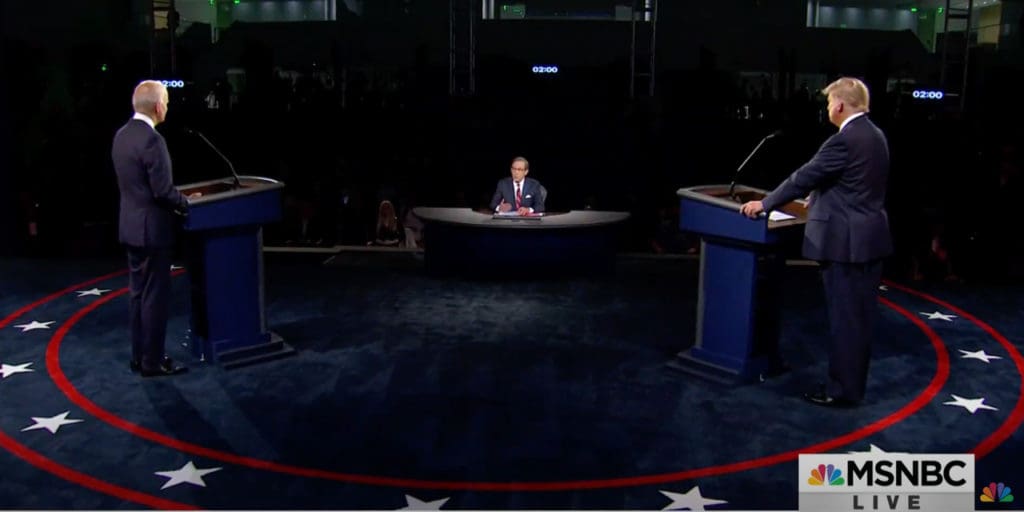 Trump and Biden debate