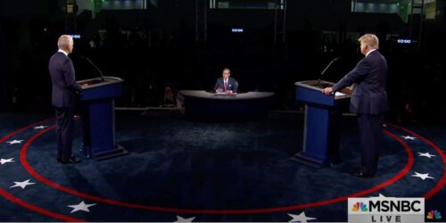 Trump and Biden debate