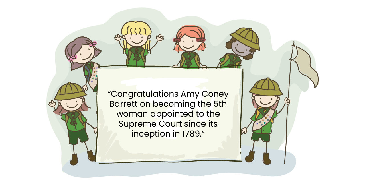 The Girl Scouts Deletes Tweet Congratulating Amy Coney Barrett After Backlash