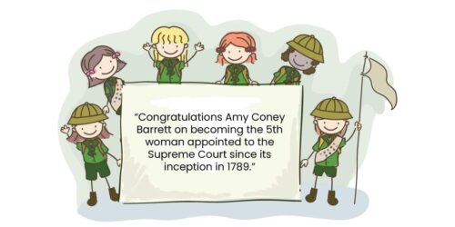 Girl Scouts tweet about Amy Coney Barrett