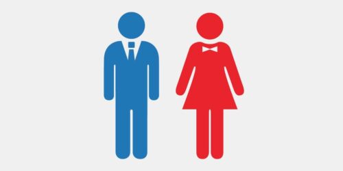 Red and Blue stick figures||