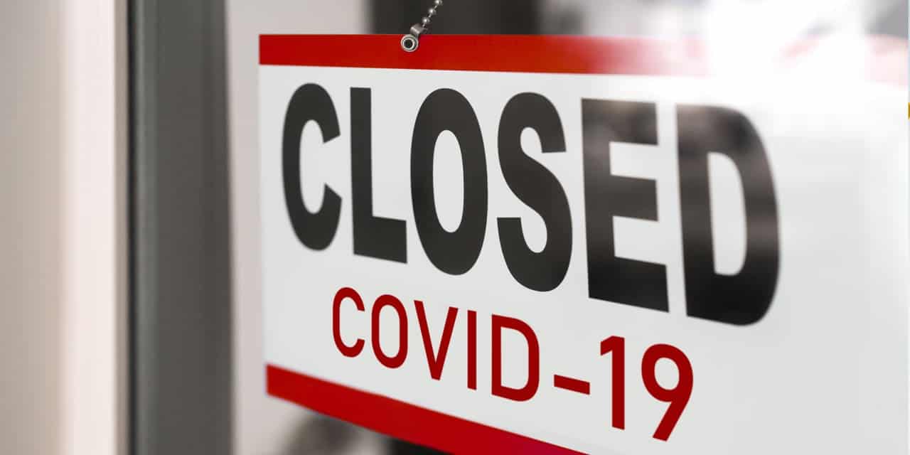 Closed because of COVID
