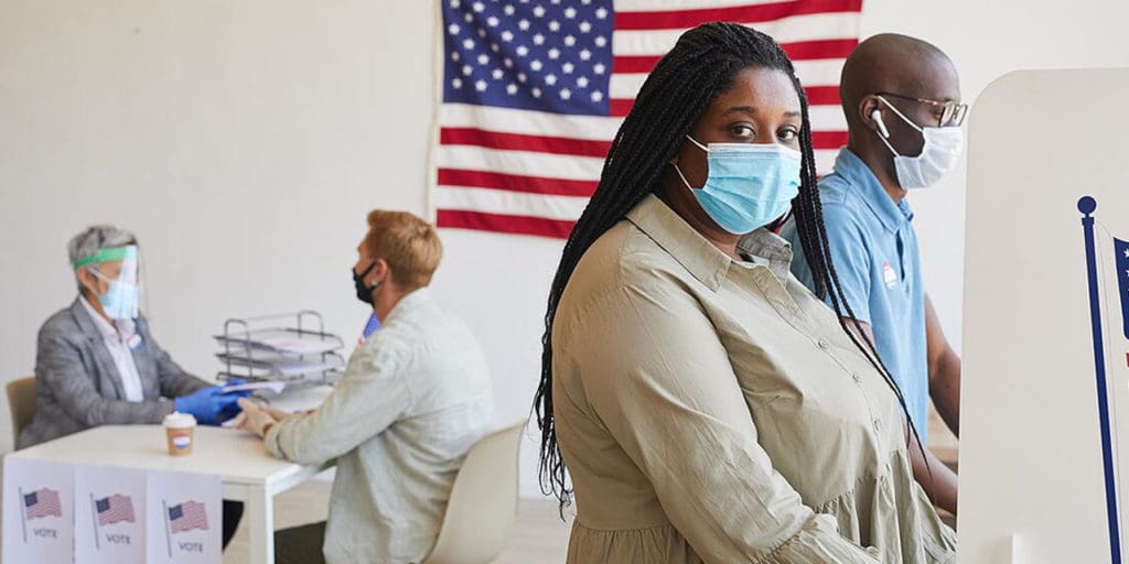 Election day at the polls