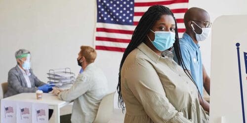 Election day at the polls