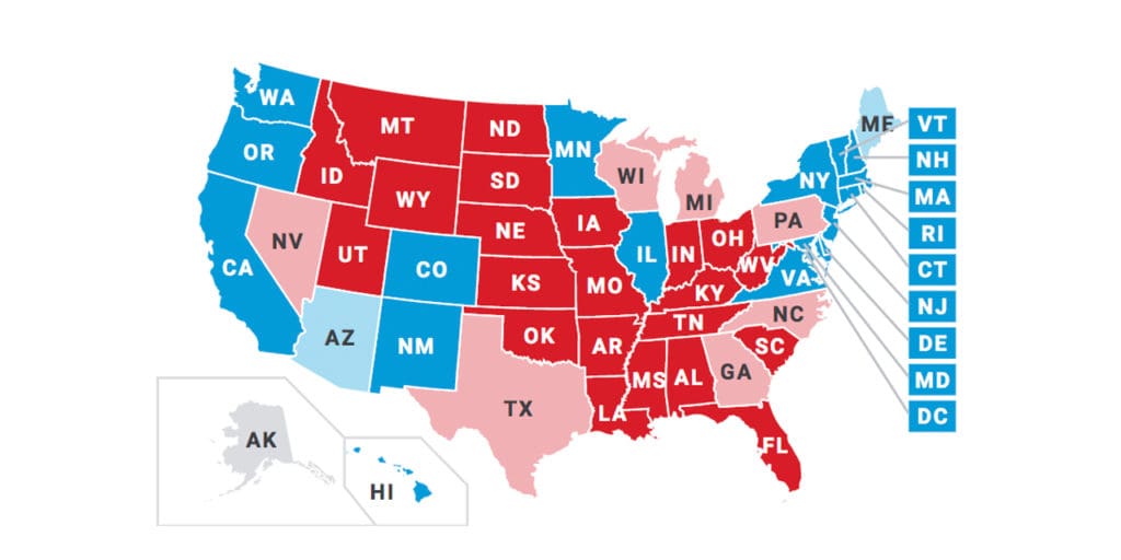 Electoral College Map