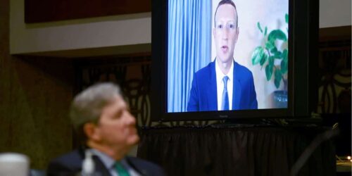 Senate Judiciary Committee holds hearing about Facebook and Twitter's content moderation decisions on Capitol Hill in Washington