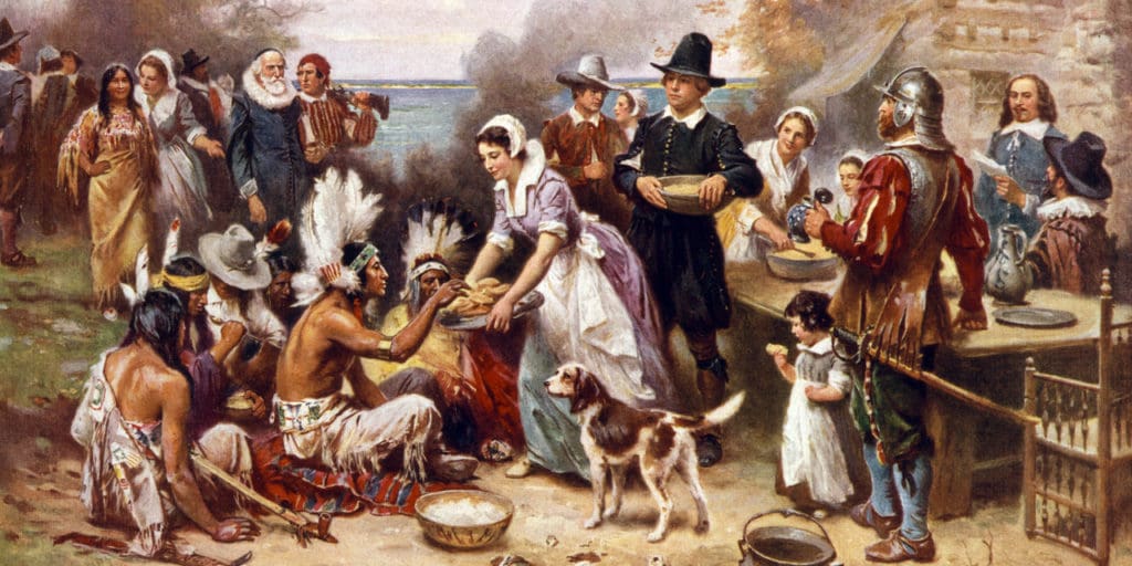 Pilgrims first Thanksgiving