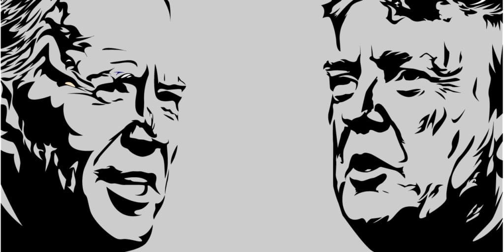 Trump and Biden|US Map