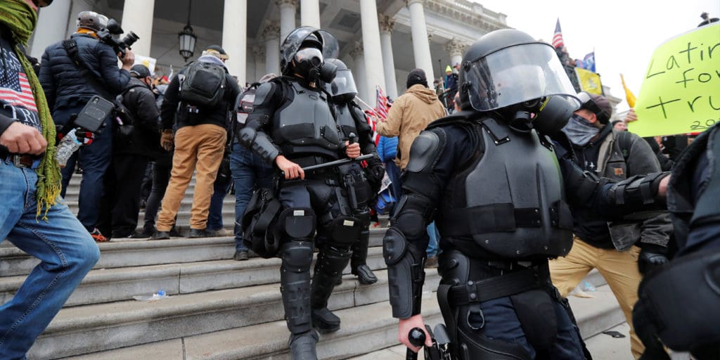 Law enforcement at the U.S. Capitol|