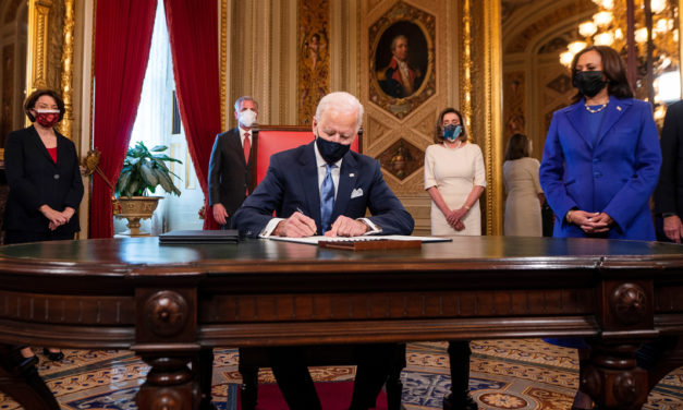 President Biden Signs Executive Orders to Undo Trump Policies as First Official Act