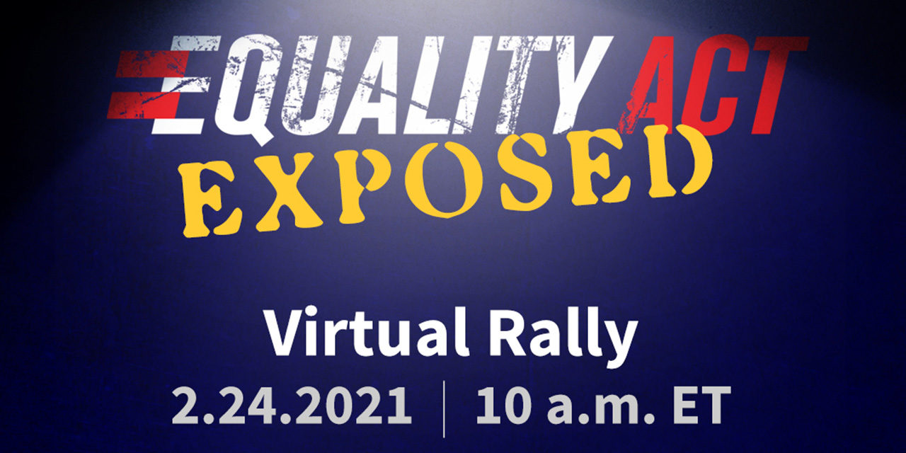 Virtual Rally: Equality Act Exposed