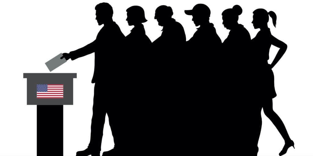 Voters at a ballot box|Voters at a ballot box|Voters at a ballot box