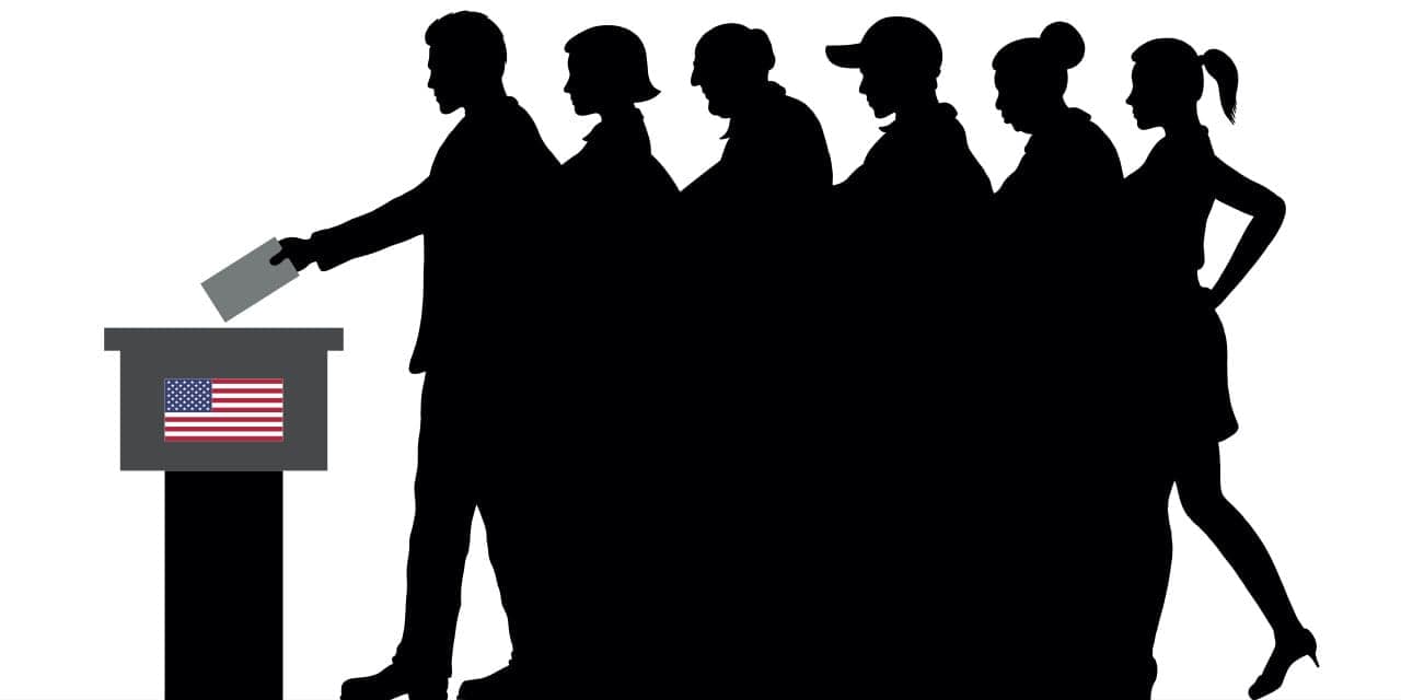 Voters at a ballot box|Voters at a ballot box|Voters at a ballot box