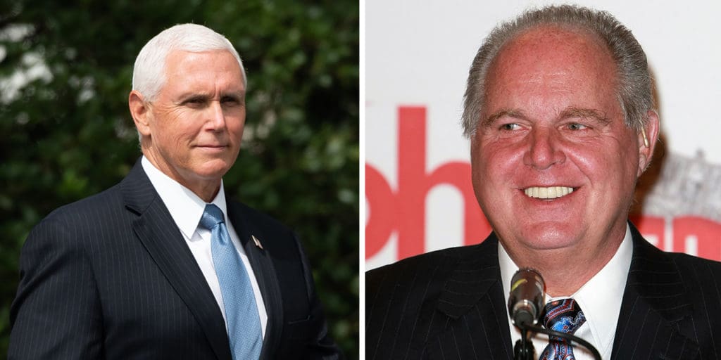 Mike Pence and Rush Limbaugh|Mike Pence and Rush Limbaugh