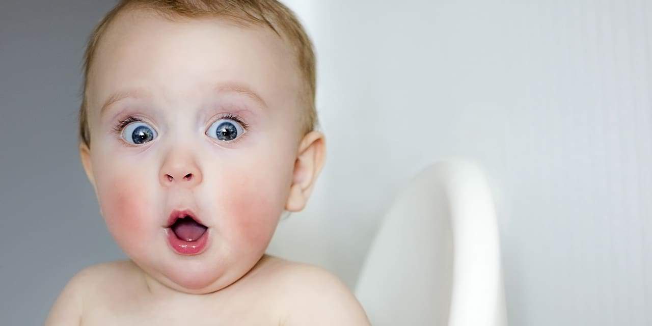 Surprised baby