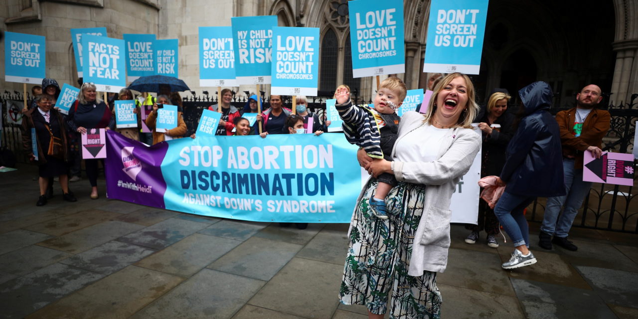 Woman with Down Syndrome and Others Fighting Against Discriminatory Abortions in the U.K.