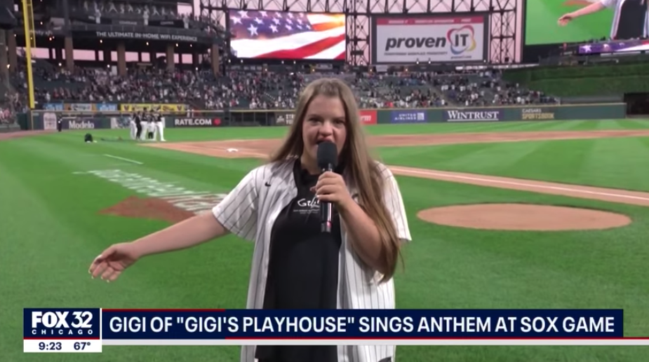 Teenager with Down Syndrome Sings National Anthem at White Sox Game