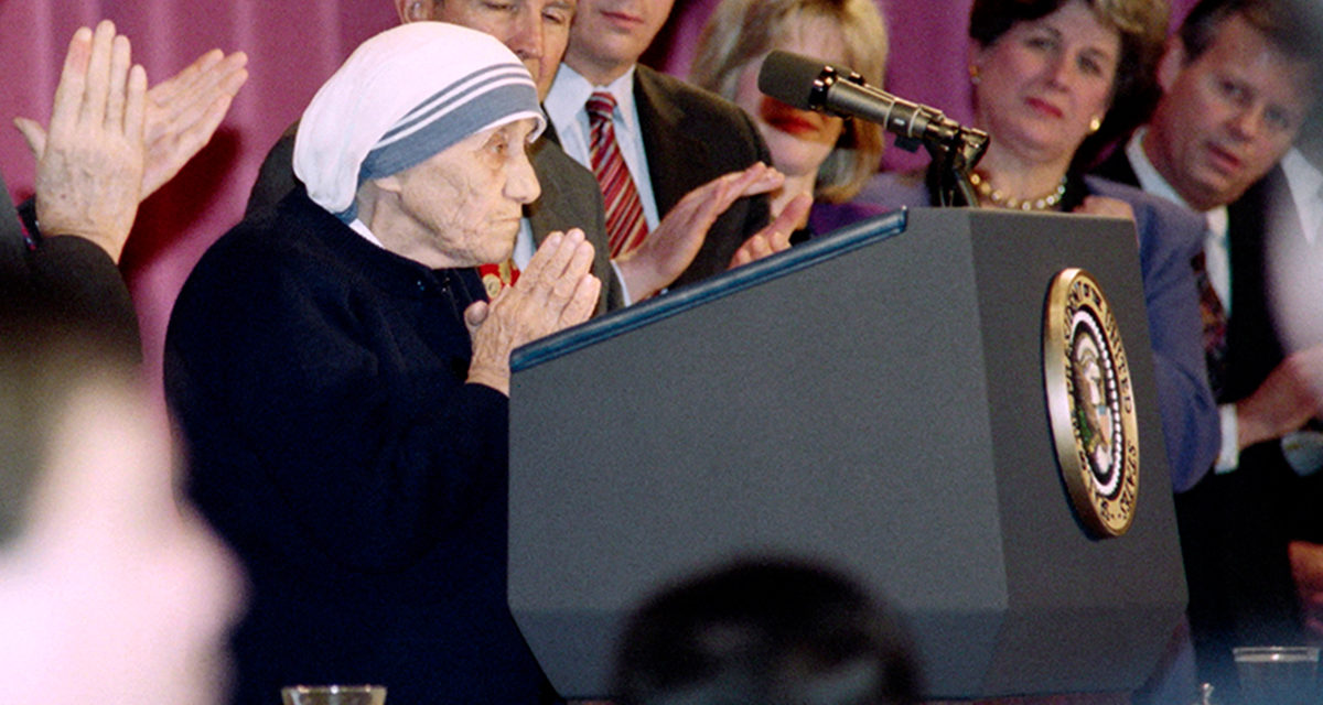 28 Years Later, Mother Teresa’s Plea to President Clinton Takes on Renewed Significance