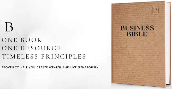 New ‘Business Bible’ Reveals ‘Timeless Principles’ About Work and Finance in Scripture