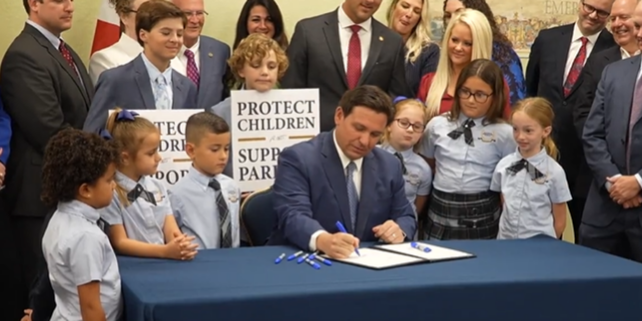 Breaking News: Florida ‘Parental Rights in Education’ Bill Signed Into Law