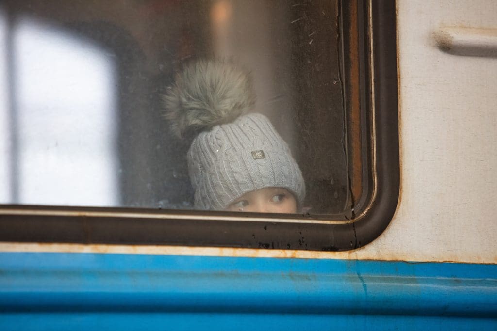 Ukraine Child Refugee