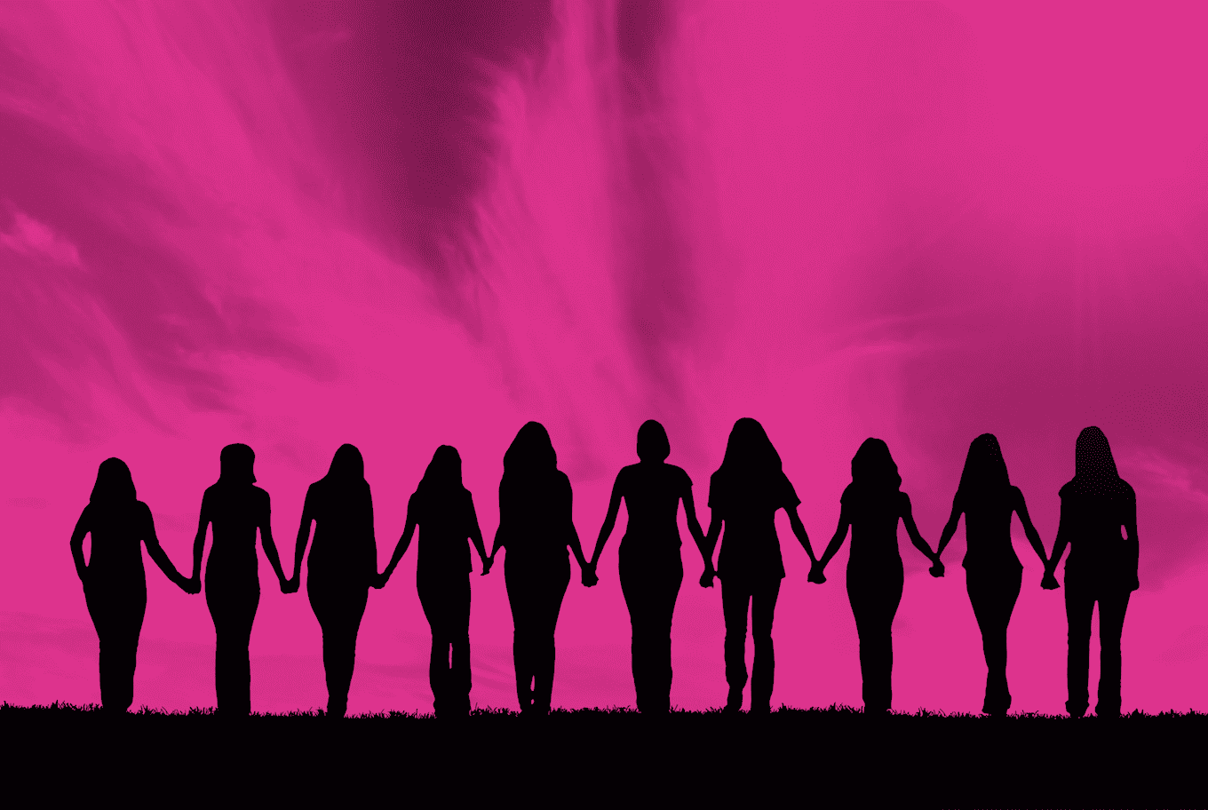 Women Holding Hands