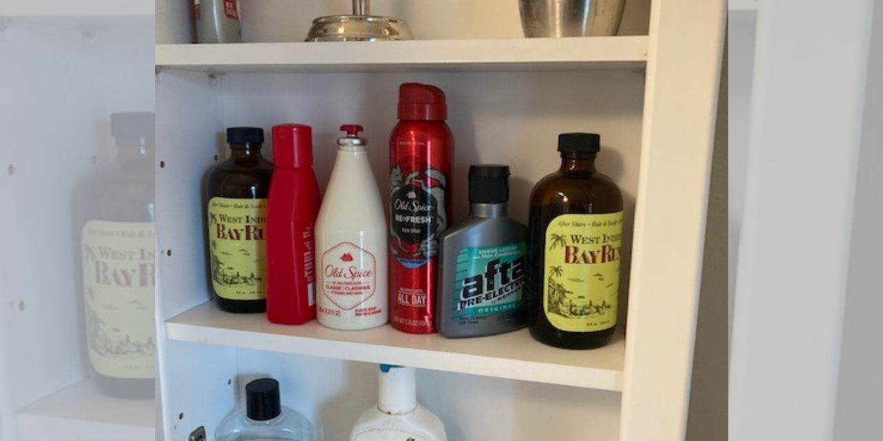 Medicine cabinet in our extra bathroom with finds from my mother's house. :  r/GrandmasPantry