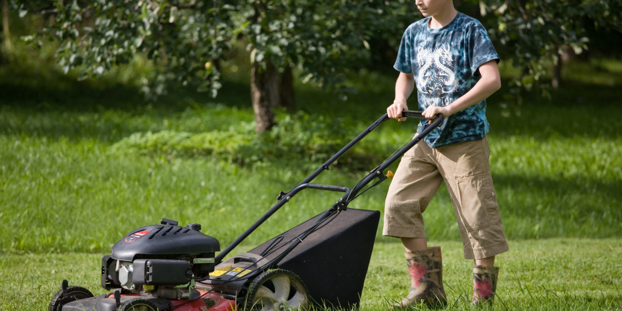 Teen Starts Lawnmowing Business to Raise Money so Stepfather Can Adopt Him