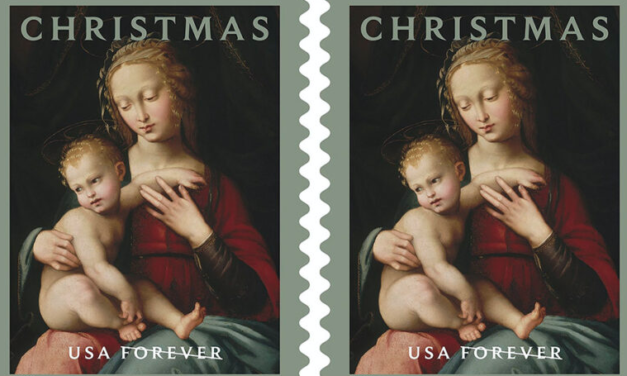 The Mystery Behind This Year’s Christmas Postage Stamp