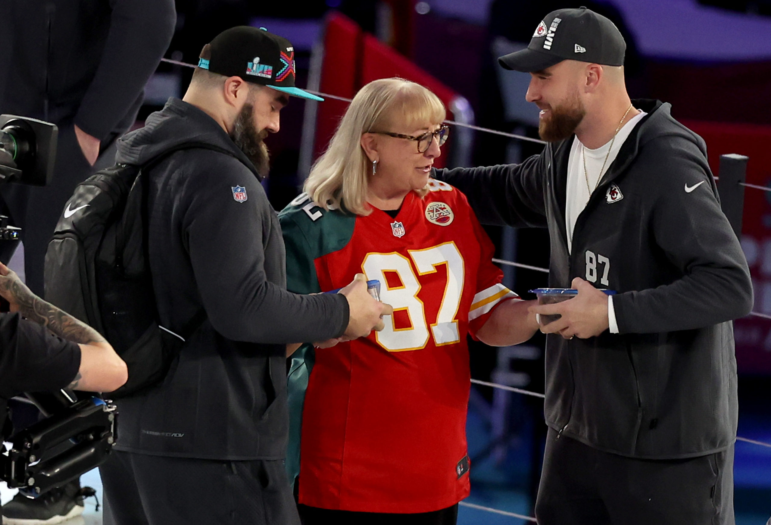 Pregnant Kylie Kelce Shares Photos of Daughters at the Super Bowl