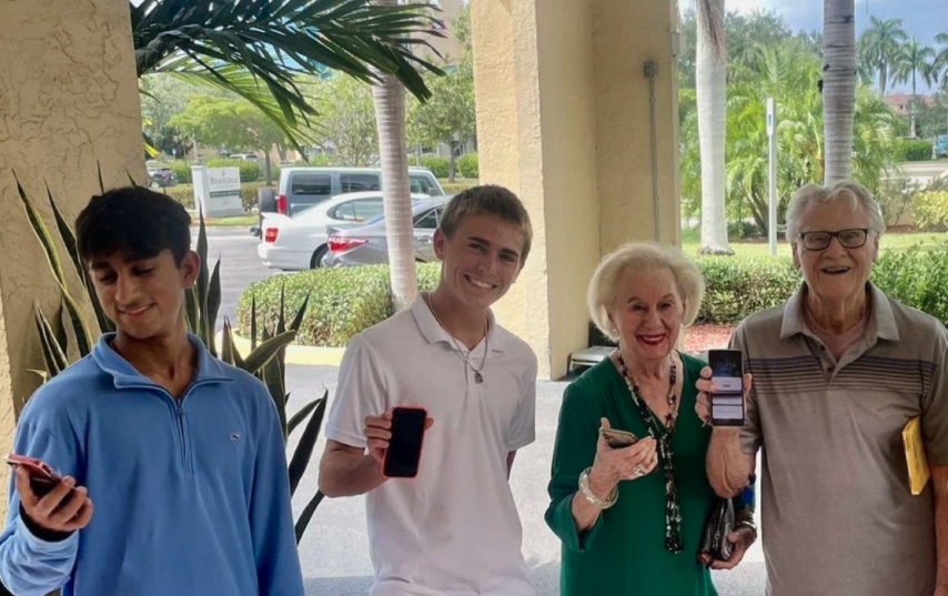 Teens Volunteer to Help Seniors Learn Technology, Forging Friendships Along the Way