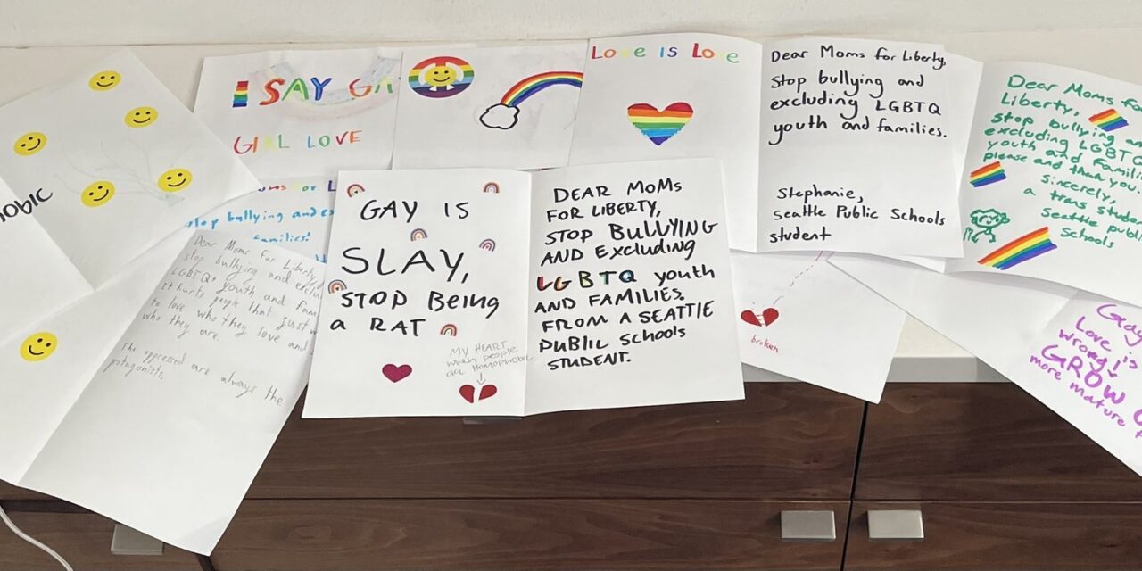 Seattle Middle Schoolers Send LGBT Propaganda to Moms for Liberty